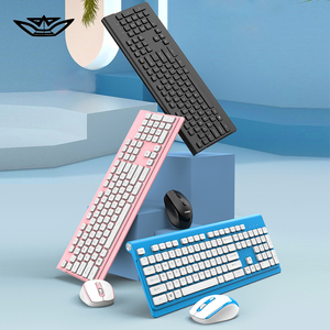 Lvkidron Chơi Game Bàn Phím Và Chuột Cô Gái Văn Phòng Dễ Thương Bàn Phím Trọng Lượng Nhẹ Thuận Tiện Thiết Kế Tiện Dụng Cho Máy Tính Để Bàn PC Máy Tính - Product Image 2