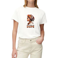 Nouveaux Patchs en Fer Thermocollants Femme Afro Intelligente Prenant la Prière sur Jésus, Autocollants pour Vêtements DIY, Imperméables, Lavables de Niveau A