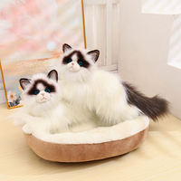 Réaliste Ragdoll Chat Animal En Peluche Chat Simulation Ragdoll Chat En Peluche Jouet Vraie Vie Poupée En Gros