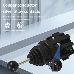 Snao cs201 मास्टर क्रॉस स्विच cs श्रृंखला 30 मिमी कॉपर सिल्वर पॉइंट टू सेल्फ रीसेट बटन स्विच - Product Image 6