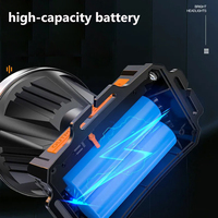 Lampe frontale à led en aluminium la plus puissante, torche de chasse étanche, lampe frontale pour camping et exploitation minière, vente en gros