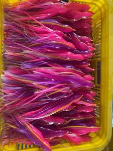 SUPERIORFISHING-Leurre lumineux en PVC pour la pêche au calmar, jupe de poulpe de 1.5 à 16 pouces, GO301
