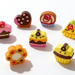 Goma de borrar de caucho con diseño de personajes de postres, papelería escolar kawaii para niños, linda y creativa, en oferta para el mercado nigeriano - Product Image 4