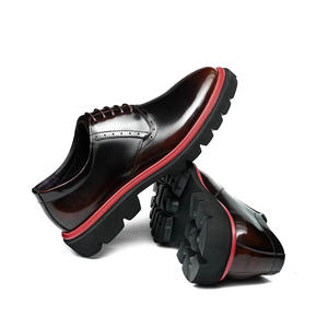 Zapatos de Vestir Deportivos para Hombre, Modernos, con Parte Superior de Cuero Brillante, Impermeables, Ligeros, Antideslizantes, para Todas las Temporadas, Oficina y Carrera - Product Image 6
