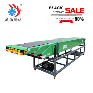 Convoyeur télescopique à cadre haut vert |   Convoyeur extensible surélevé <span class=keywords><strong>pour</strong></span> la logistique d'entrepôt - Product Image 2