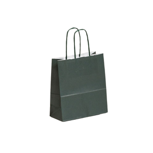 Bolsa de papel Kraft duradera reciclable de alta calidad ecológica personalizada estilo clásico impresión flexográfica compras para llevar con su - Product Image 1