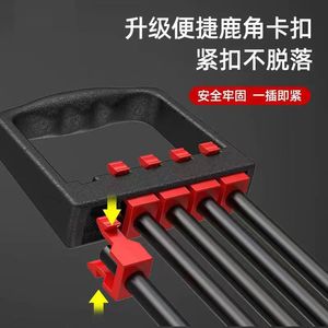Multi Functional Chest Expander Resistance Band 5 <b>Gears</b> TPR Material For Fitness Body Shaping Home Use - Product Image 3