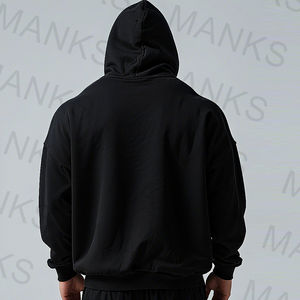 OEM cotone Spandex <span class=keywords><strong>felpe</strong></span> atletiche per gli uomini Logo grafico personalizzato pesi massimi oversize Activewear sport Gym <span class=keywords><strong>felpe</strong></span> con cappuccio <span class=keywords><strong>da</strong></span> <span class=keywords><strong>uomo</strong></span> - Product Image 2