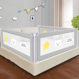 Baby guard rail safe Prevent baby fall down bed fence folding baby bedrail