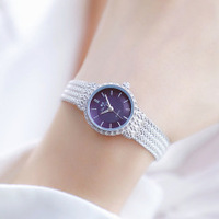 Jam Tangan Wanita BS-FA1721 Model Terbaru Laris Manis dengan Desain Retro Sederhana Warna Emas Ukuran Kecil