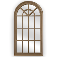 Ventanas de Aluminio con Marco Arqueado de Nuevo Diseño, Ventanas Abatibles de Madera y Aluminio