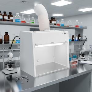 Campana de Extracción de Gases Blanca con Ductos, 19.69 x 41.54 x 27.56 Pulgadas, Luz LED, Prefiltro G1, Equipo de Control de Gases para Laboratorio - Product Image 2