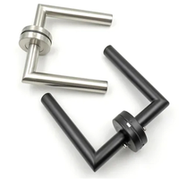Accessoires de fenêtre modernes de style européen Quincaillerie de porte d'armoire résidentielle Poignée en alliage d'aluminium zinc Laiton Acier Plastique Maison