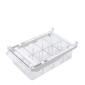 High-quality rectangular plastic refrigerator fruit and vegetable storage box