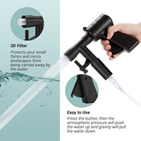 ZMaker – Kit de nettoyage de gravier pour Aquarium, outils d'aspirateur pour Aquarium 3 en 1 changeur d'eau rapide nettoyeur de gravier pour Aquarium
