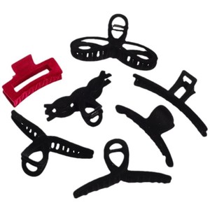Black <b>Large</b> Hair Clip Claw Clip 14 Cm Solid Color High Quality Daily Use Hair Accessory - Product Image 4