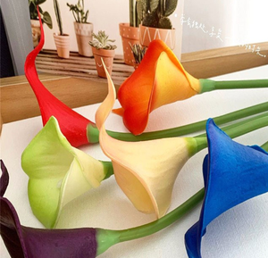 ดอกลิลลี่คาลาลิลลี่ประดิษฐ์สัมผัสของจริงขนาด70ซม. สินค้าขายส่งทำจากโรงงาน - Product Image 6