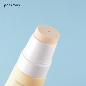 Tube cosmétique avec applicateur éponge |   Tube souple pour déodorant corporel et base de maquillage avec applicateur éponge - Product Image 5