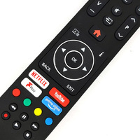 Mando a distancia universal RC43137P para Smart TV Polaroid Luxor Bush Logik Digihome Finlux Electriq con botones de Netflix/Youtube