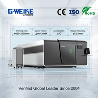 Machine de découpe laser professionnelle à grande vitesse pour tôles métalliques G Weike, entièrement fermée, avec double plateforme de commutation, 1000W-8000W