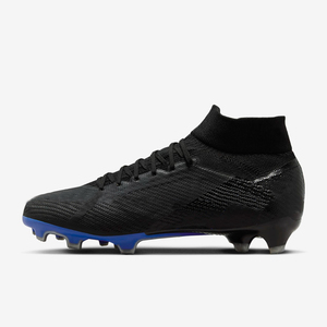 High <b>Ankle</b> Soccer Cleats Firm Ground Football <b>Boots</b> Knit Upper Non Slip Studded Sports Shoes - Product Image 3