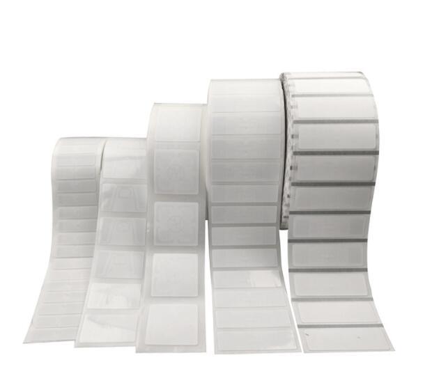 Warehouse Inventory Management RFID UHF Stickers 73*21mm 860~960Mhz U8 U9 Chip RFID Sticker Labels