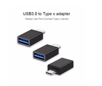 Adaptador USB Tipo C a USB 3.0, Convertidor Tipo-C Macho a OTG USB 3.0 Hembra para Teléfono Inteligente y Portátil