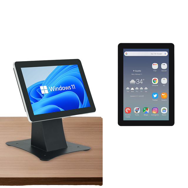 Wholesale 1024*768 Poe 10 Points Touch Screen Industrial Touch Screen Pc Android Panel 15 Inch Touch Screen Monitor with Stand