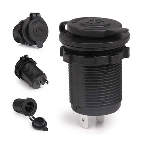 Amomd <span class=keywords><strong>Prise</strong></span> de courant étanche et durable pour <span class=keywords><strong>voiture</strong></span> 12-24V <span class=keywords><strong>Adaptateur</strong></span> de <span class=keywords><strong>chargeur</strong></span> d'allume-cigare Fiches et prises fiables - Product Image 2
