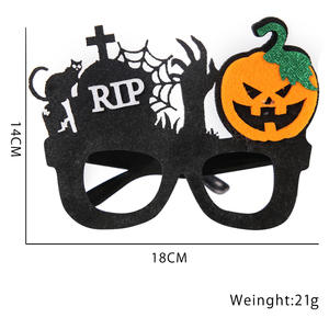 Komik Cadılar Bayramı Diwali Hayalet Festivali Plastik Gözlükler-Zencefilli Kurabiye Ev Partisi Markası Çok Satan Fabrika Fiyatı Yetişkin Süsü - Product Image 5