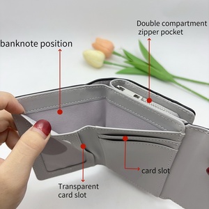 <span class=keywords><strong>Porte</strong></span>-cartes multifonctionnel et mini <span class=keywords><strong>porte</strong></span>-monnaie tendance pour femmes - Product Image 5