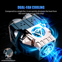 Nouvel Arrivage – Lentille de projecteur Bi-LED 3 pouces à cinq lasers, 180W, faisceau puissant, avec 2 ventilateurs, 6500K, IP68, pour mise à niveau des phares de voiture, personnalisable avec logo