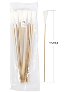 Kapas steril medis dengan tongkat kayu atau tongkat plastik aplikator kapas - Product Image 4