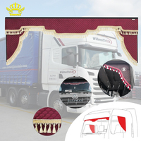 Rideaux de décoration de semi-camion de qualité supérieure de haute qualité Rideaux de haute qualité Scania/ACTROS/Sitrak/Howo/DAF/ VOLVO FH/MAN