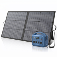 Panneaux solaires monocristallins à haute efficacité 23,5 %, panneaux solaires portables noirs, silicium monocristallin