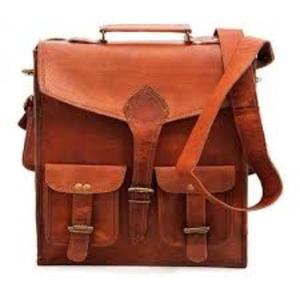 Casual <b>Leather</b> Backpack For Men And <b>Women</b> With <b>Laptop</b> Compartment And Modern Carry Design For Office Travel School And Everyday - Product Image 6