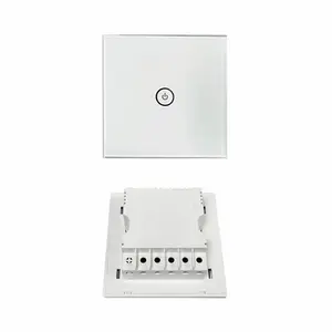 Touch panel 86*86*35mm fashion smart home wise wifi switch panel CNW43