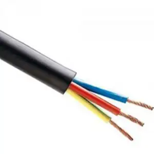 สายไฟแบบขดเกลียวงอ4แกนแจ็กเก็ต PVC PU ยืดหยุ่นได้22 24AWG 20AWG เซี่ยงไฮ้