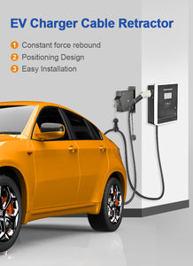 O mais recente tipo Home EV Charger Cable <span class=keywords><strong>Retractor</strong></span> 5kg Wall Mount Cord <span class=keywords><strong>Retractor</strong></span> para Gerenciamento de Cabos - Product Image 2