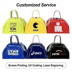 Campana Metálica de Alta Calidad con Asas, Campanas para Animar en Estadios, Campana Personalizada para Eventos Deportivos, Regalos Promocionales para Fiestas - Product Image 6