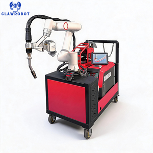 Robot de soudage 6 axes, charge utile de 10 kg, cobot de soudage à suivi d'arc avec base magnétique pour la fabrication métallique, soudage refroidi par eau - Product Image 1