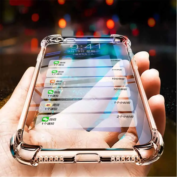 Full Cover Protective Shockproof Phone Case Ultra-Thin Soft TPU Phone Case
