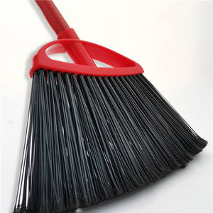 ไม้กวาดพลาสติกมุมสูง594.2G,ไม้กวาดพลาสติกพร้อมคลิปบนที่ตักผงทำความสะอาดบ้าน/อุตสาหกรรมทำความสะอาดพื้น - Product Image 3