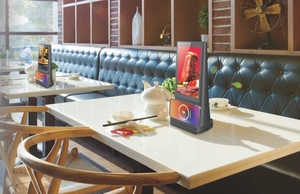 2024 fyd06 đôi bên <span class=keywords><strong>8</strong></span> <span class=keywords><strong>inch</strong></span> đám mây sever Android Màn hình cảm ứng không dây nhanh chóng sạc kỹ thuật số kiosk nhà hàng Menu hiển thị - Product Image 6