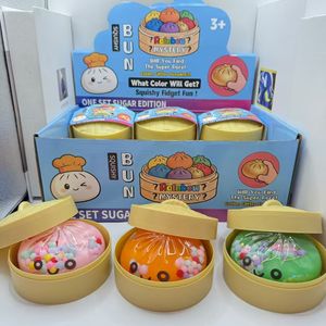 Juguete Antiestrés de Acrílico con Purpurina Líquida en Forma de Bollo <span class=keywords><strong>Bao</strong></span>, Caja Sorpresa con Líquido de Colores, Juguete Sensorial para Niños, el Más Vendido - Product Image 4