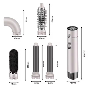 5 en 1 Styler ionique sèche-cheveux une étape sèche-cheveux professionnel lisseur bigoudi outils de coiffure brosse à Air chaud - Product Image 4