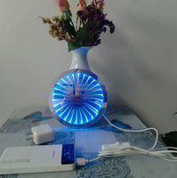 Produits innovants, table de bar en verre avec éclairage LED à commande à distance, changement de couleur RVB, table miroir infini pour boîte de nuit, bar à domicile