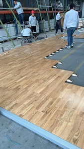 Suelo Deportivo Duradero de Instalación Rápida con Sistema de Absorción de Impactos Patentado y Certificado por la Federación Internacional de Baloncesto FH FH-1 - Product Image 6