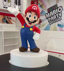 Figura <span class=keywords><strong>de</strong></span> acción personalizada del juego, estatua <span class=keywords><strong>de</strong></span> <span class=keywords><strong>Mario</strong></span> <span class=keywords><strong>de</strong></span> fibra <span class=keywords><strong>de</strong></span> vidrio <span class=keywords><strong>de</strong></span> tamaño real para Centro Comercial - Product Image 2