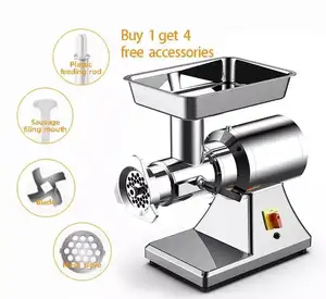 Industrial meat mincer mixer frozen chicken meat grinder for sale 12MD 950W/32MD 1500W